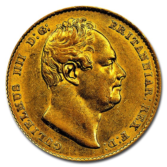1836 Great Britain Gold Sovereign William IV AU-58 NGC 1836 Great Britain Gold Sovereign William IV AU-58 NGC